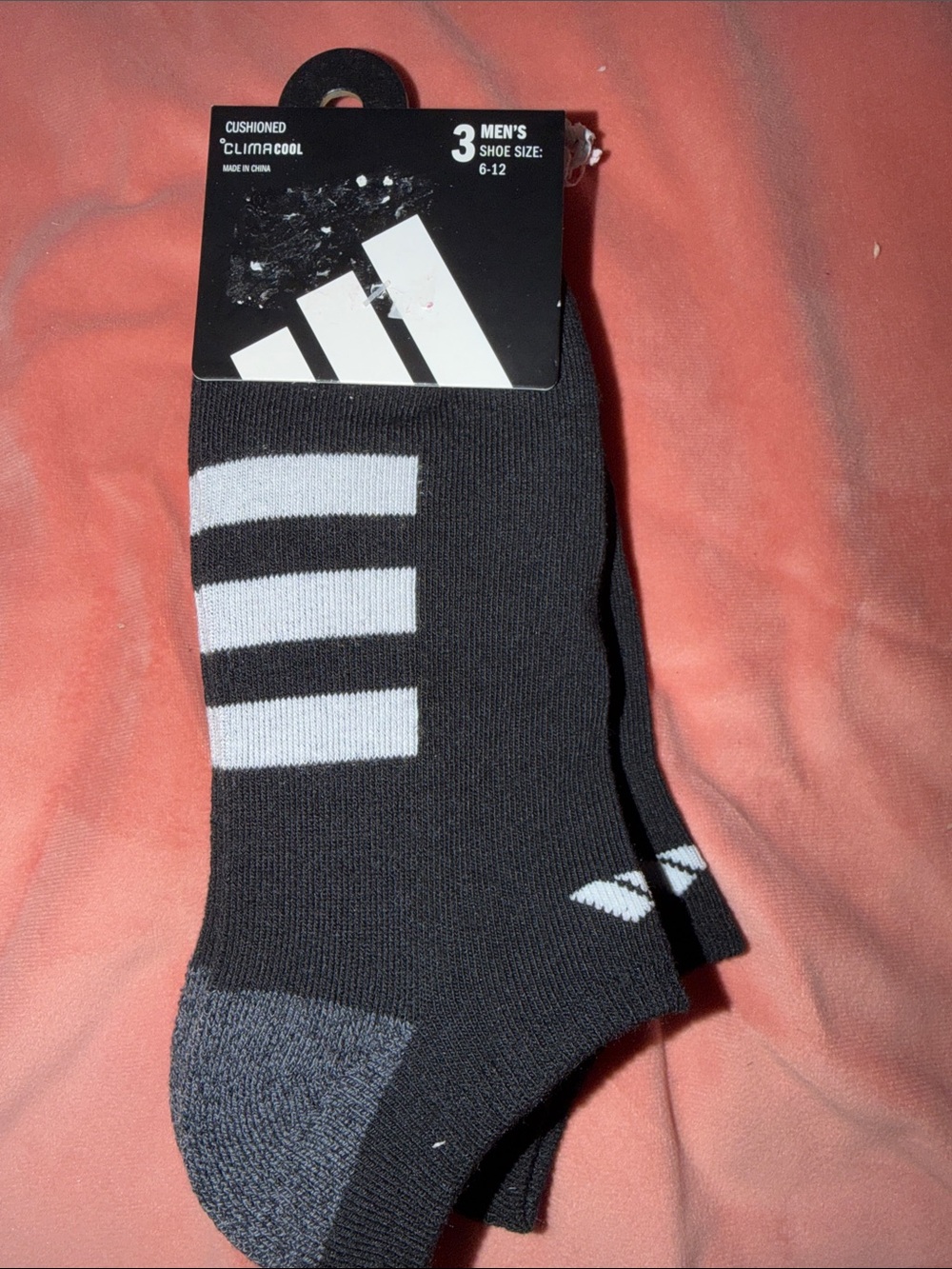 adidas Black & White Athletic Ankle Socks - 3 Pack
